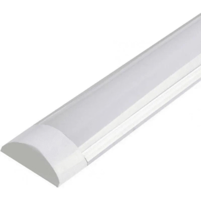 LUMINÁRIA SLIM 36W 6500K 120CM BRANCA BIVOLT SOBREPOR GALAXY LED