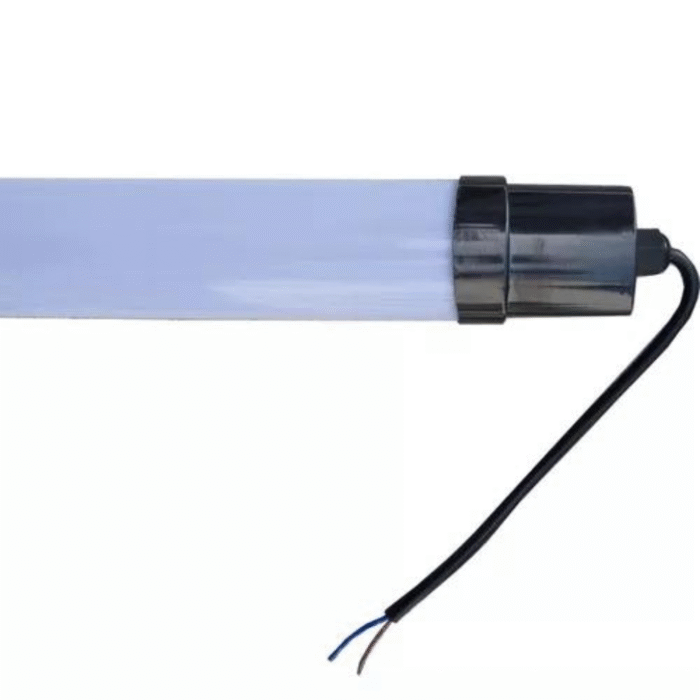 LUMINÁRIA HERMÉTICA SOBREPOR IP66 36W 120CM PRETA 6500K EMBULED