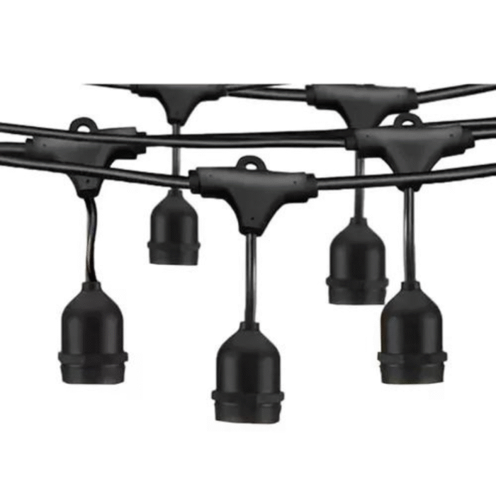 VARAL DE LUZES 10 METROS 20 SOQUETES IP65