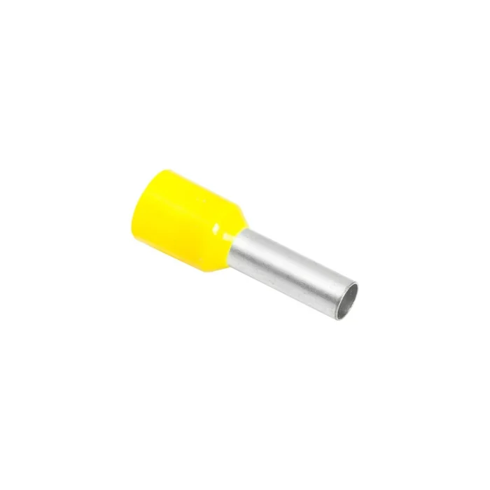 TERMINAL TUBULAR ILHOS 6MM AMARELO LUKMA