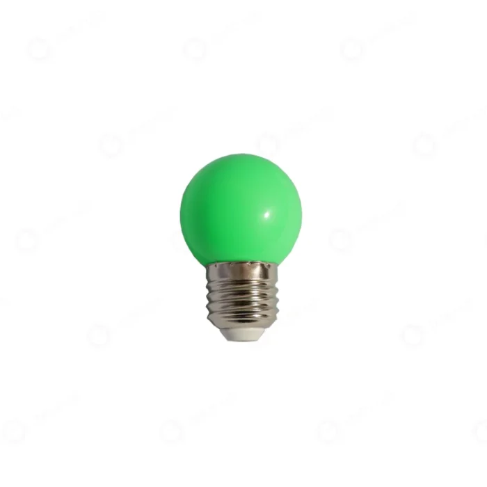 LAMPADA LED BOLINHA 1W VERDE BIVOLT EMBULED