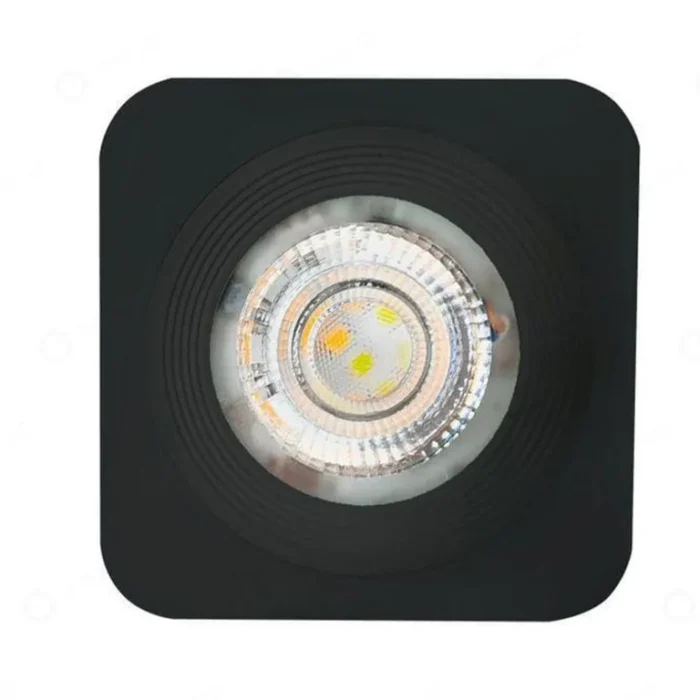 SPOT SOBREPOR LED PRETO 5W 6500K BIVOLT EMBULED